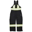Berne Apparel Safety Striped Arctic Insulated Bib Overall