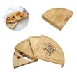 Bamboo Rotating Charcuterie Cheese Board and Knife Set