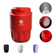 Insulated reusable iced mug stainless steel coffee tumbler