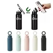 Magnetic cell phone holder thermos cup