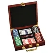 100 Chip Poker Set In RoseWood Case