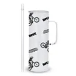 20oz. White BMX Tumbler