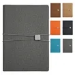 Minimalist Elastic Strap Faux Leather Cover Notebook