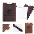 Genuine Leather Padfolios Clipboards Menu Board w/ Pen Loop