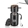 Portable Pour Over Coffee Mug Set with Foldable Filter