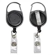 Circular Badge Reel w/ Carabiner & Belt Clip