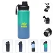 16 Oz Sports Double Walled Vacuum Insulated Water Bottle