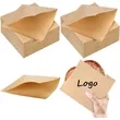 Deli Paper Greaseproof Double Open Sandwich Wrapper Holder