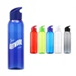 Clear Transparent 22 OZ Slim Fit Sports Plastic Water Bottle