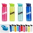 Clear Transparent 24 OZ Slim Fit Sports Plastic Water Bottle