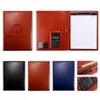 A4 PU Leather Portfolio w/ Calculator Compartments Pad Folio