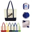 Medium Size Reusable 12OZ Canvas Tote Bag With Front Pocket