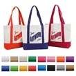 Reusable Two Tone 12OZ Heavy Duty Canvas Tote Bag