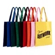 10 OZ Reusable Assorted Color Cotton Simple Canvas Bag