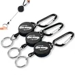 Retractable Keychain Portable Carabiner Key Clips