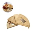 Eco-friendly Bamboo Charcuterie Cheese Boards Set