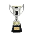 Premium Rome Style Silver Metal Cup Trophy