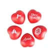 Heart-shaped PU stress ball