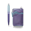 SHEAFFER® Pearlised Gradient Ballpoint Pen Leather Card Case