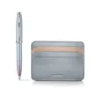 SHEAFFER® Gradient Ballpoint Pen w/ Leather Card Holder