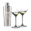 Genoa Shaker & RIEDEL Martini Set