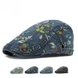 Men's and Women's Fashion Denim Beret Retro Newsboy Cap