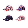 New European and American Flag Letter Graffiti Baseball Hat
