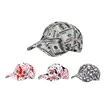 American fashion retro casual full printed duckbill cap