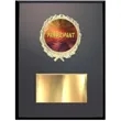 Black Matte Plaque with Mylar Holder
