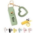 Lip Pouch Keychain With Mirror