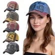 Summer digital embroidery color blocked baseball cap