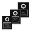 Jansenn Plaque - Black/Chrome