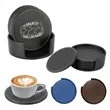Leather Coasters with Holder for Drinks