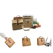 Insulated Lunch Bag Reusable Brown Paper