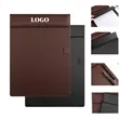 A4 PU Leather Magnetic Clipboard