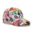 Fashionable and trendy printed pattern hardtop baseball cap