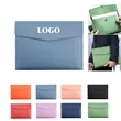 PU Leather A4 File Folder Document Bag