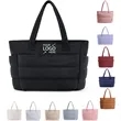 Tote Bag, Puffer Tote Bag Large Quilted Shoulder Bag for Wor