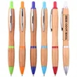 Printed Contour Bamboo Ballpen