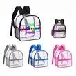 Clear PVC Stadium Backpack Waterproof Travel Bag