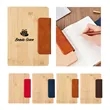 Business Bamboo Grain Leather Notebook