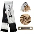 Team Fleece Tassels Soccer Hockey Scarf  Warm Neck Protector