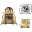 Promotional Shiny Classic Drawstring Backpacks