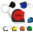 Mini tape measure keychain