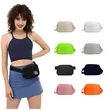 Zipper Unisex Belt Bag with Adjustable Strap