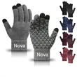 Cozy Knit Touchscreen Gloves with Warm Lining