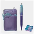 SHEAFFER® Pearlised Gradient Ballpoint Pen Leather Card Case