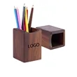 Wood Desk Pen Pencil Holder