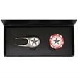 Scotsman Divot Tool w/ Plastic Poker Chip - Magnetic Box