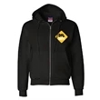 Full-Zip Hoodie - Black